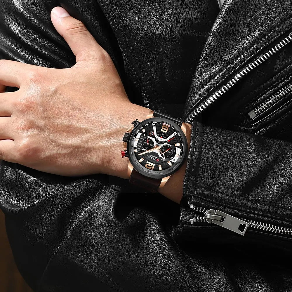 Reloj en cuero CURREN 8329