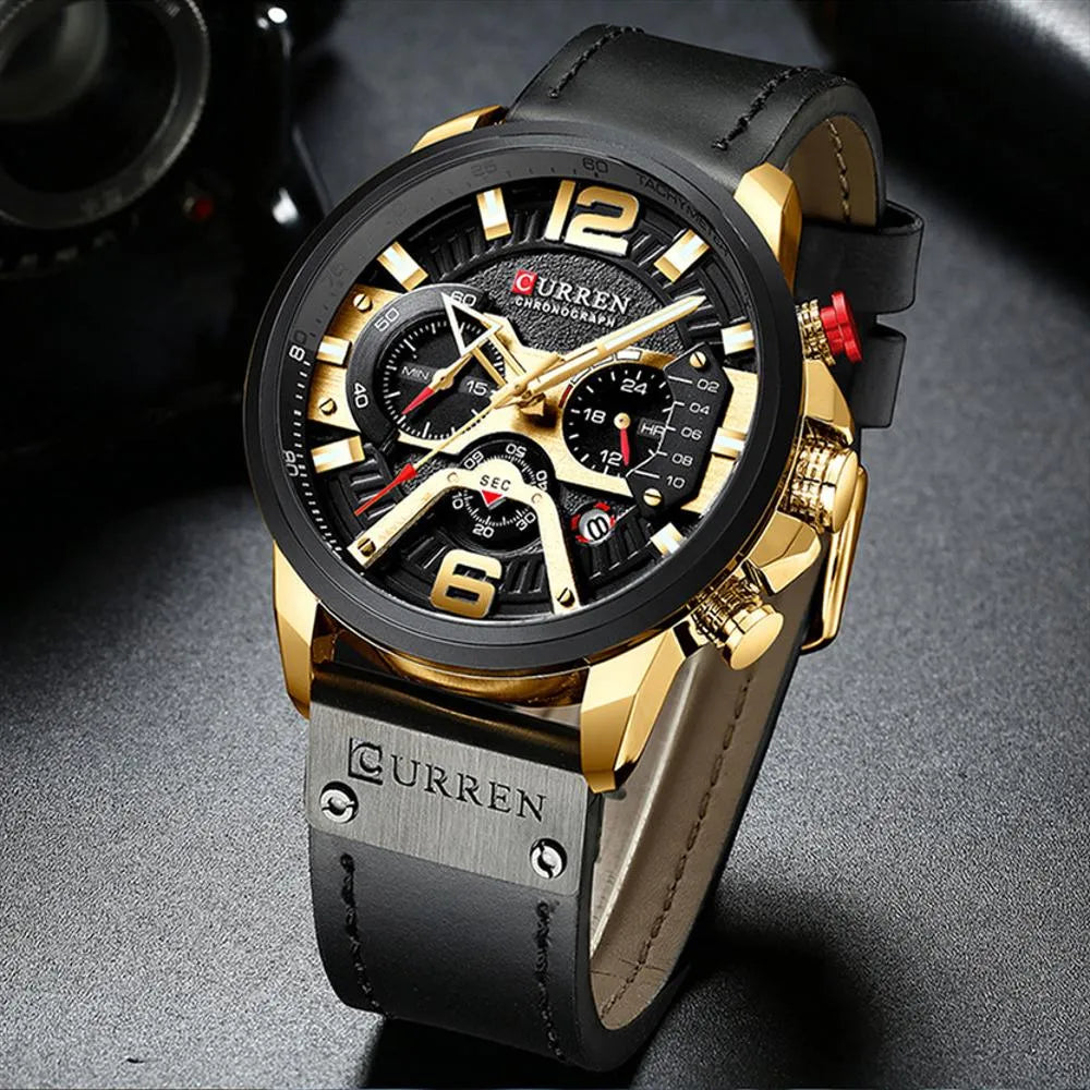Reloj en cuero CURREN 8329
