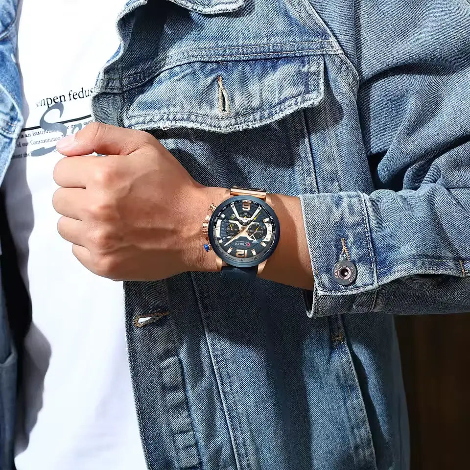 Reloj en cuero CURREN 8329