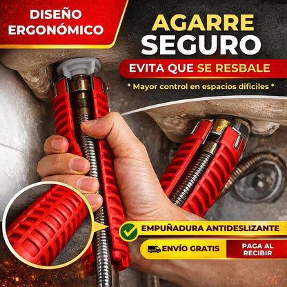 Llave 8 en 1™ | Instala cualquier tipo de conexión
