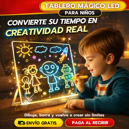 Tablero Mágico Neón | Mejora el aprendizaje